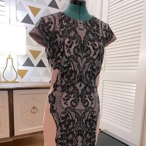 Anthropologie fitter cap sleeved dress by MarcBouwer (Made in Kind) Size 10